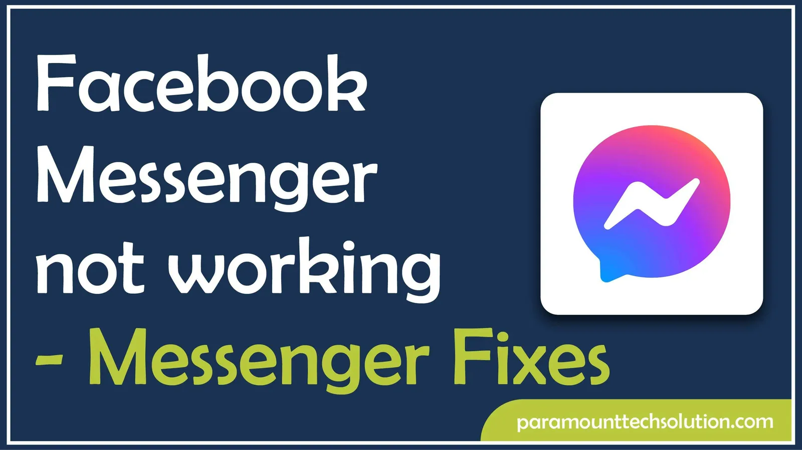 Facebook Messenger fixes