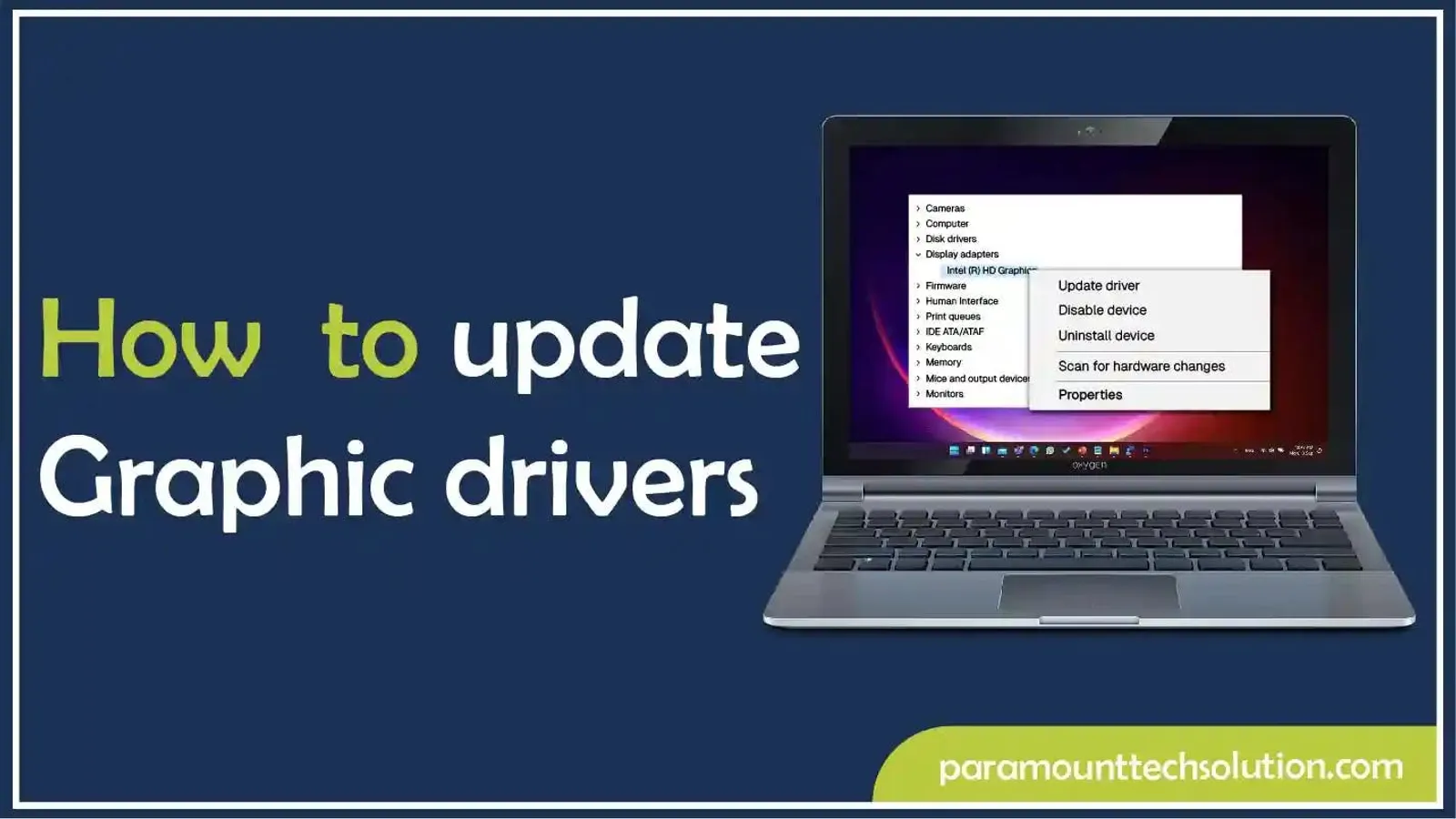 How to update graphic drivers 