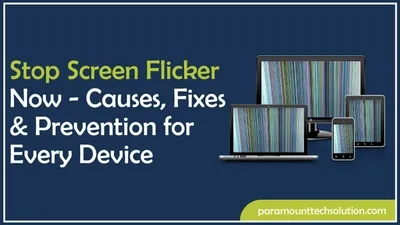 Troubleshoot screen flickering in Windows